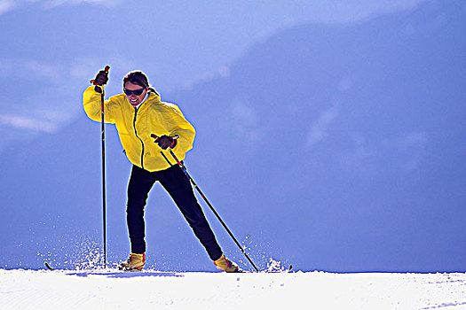 越野滑雪,山峦,不列颠哥伦比亚省,加拿大