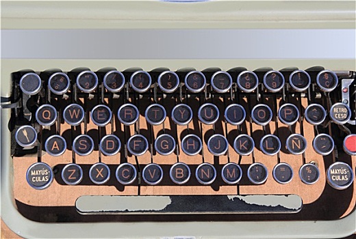 打字机,旧式,复古