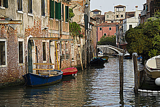 意大利,威尼斯,景色,运河,划艇