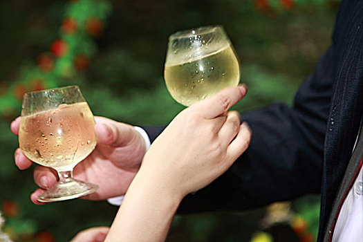 人,饮料,香槟,庆贺,婚礼