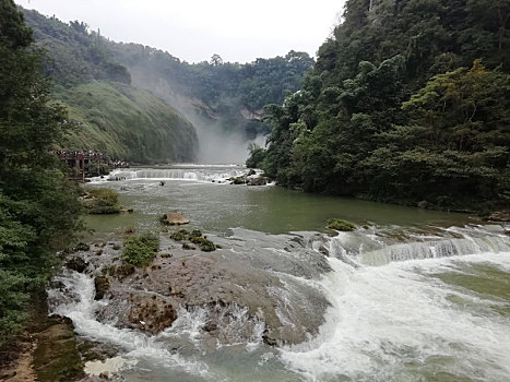 亚洲最大瀑布,贵州黄果树瀑布下游