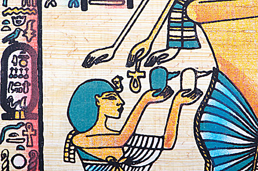 埃及,纸莎草,背景
