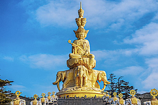 佛像，佛教，峨眉山，旅游