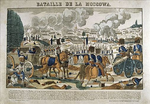 战斗,莫斯科,九月,1812年,艺术家