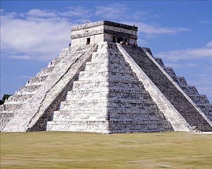 卡斯蒂略金字塔,奇琴伊察,玛雅,遗址