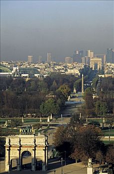 巴黎,旋转木马,卢浮宫,杜乐丽花园