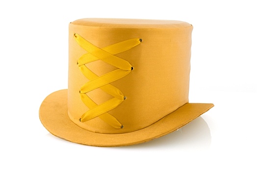 黄色,帽子,丝带