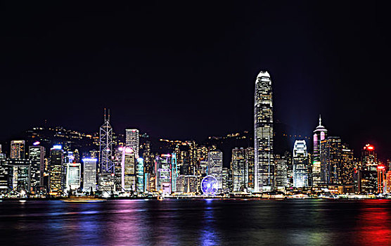 香港城市夜景