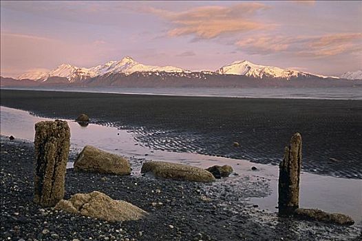 库克海峡,科奈山地,阿拉斯加,美国