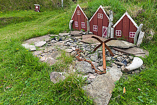 小精灵,房子,岛屿,东方,冰岛,欧洲