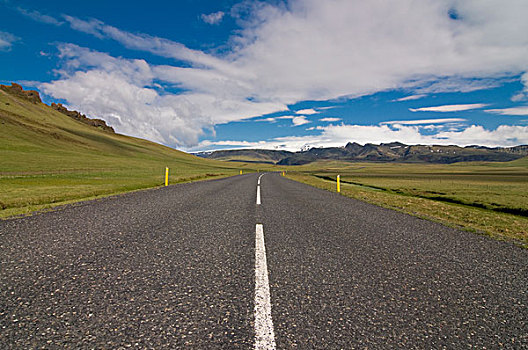 道路,通过,风景,冰岛