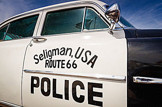 警车,历史,66号公路,塞利格曼,亚利桑那,美国
