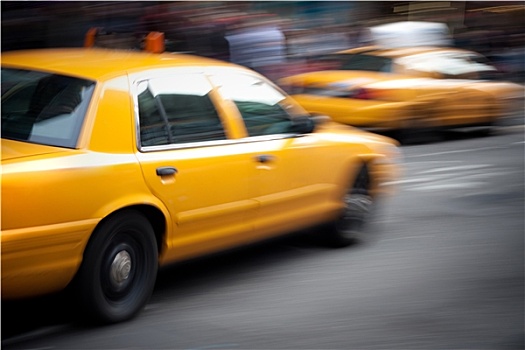 速度,黄色出租车,出租车,动感