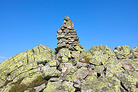 石头,靠近,顶峰,国家公园,斯洛伐克,欧洲