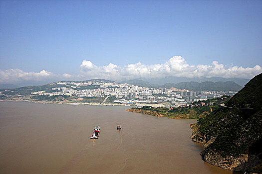 重庆巫山县与巫山港