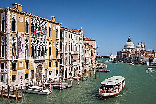 汽艇,水上出租车,大运河,威尼斯,意大利