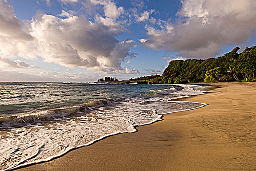 海滩,毛伊岛,夏威夷,美国