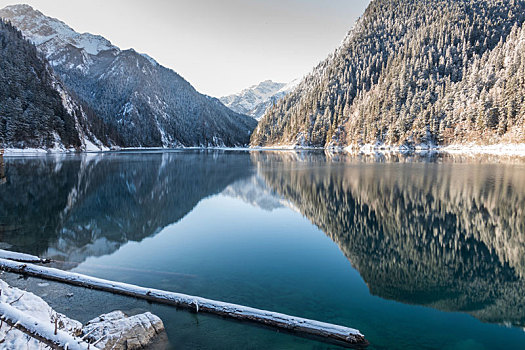 九寨沟雪景