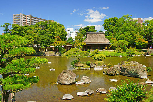 花园,熊本,日本