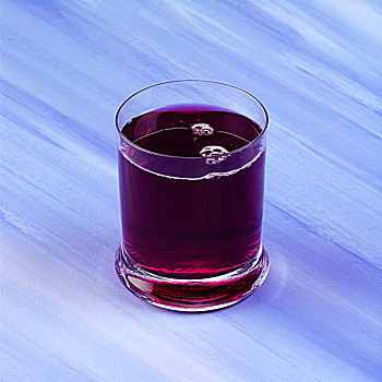 玻璃,蓝莓果茶