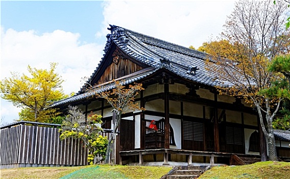 传统,木屋,日本