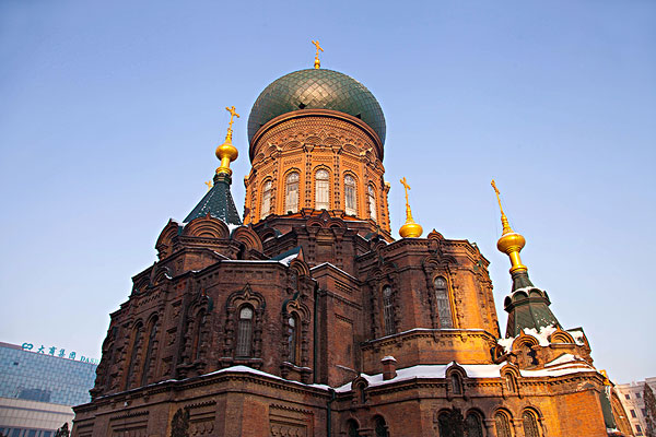 哈尔滨以马内利教堂图片