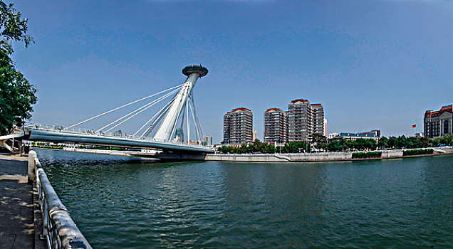 天津海河风光,天津海河风光全景