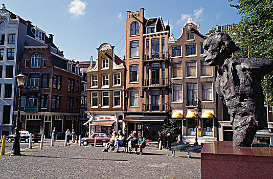 独栋别墅,城镇广场,阿姆斯特丹,荷兰