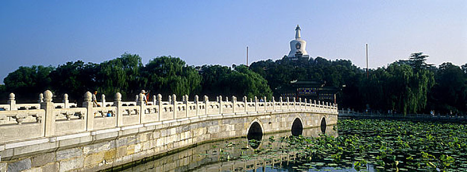 北京北海公园·白塔