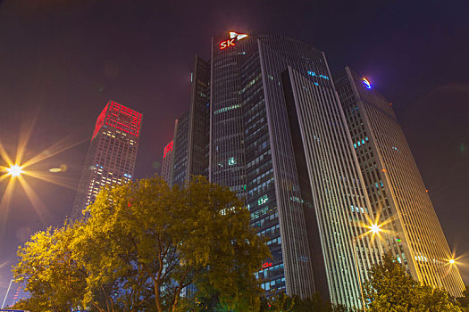 高楼,cbd,夜景