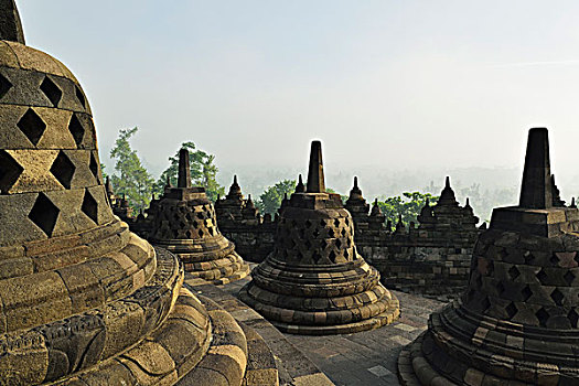婆罗浮屠,朴素,爪哇,印度尼西亚