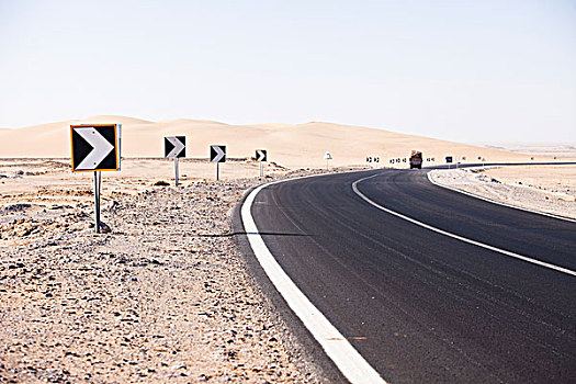 道路,达赫拉,绿洲,利比亚沙漠,埃及