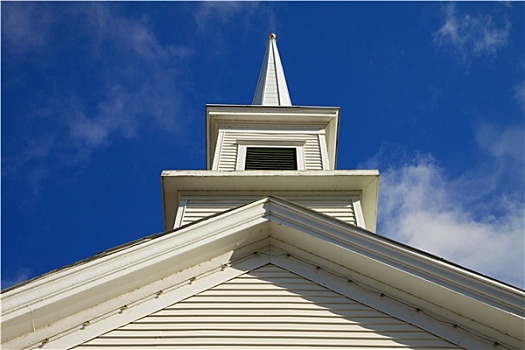 教堂,尖顶,横图
