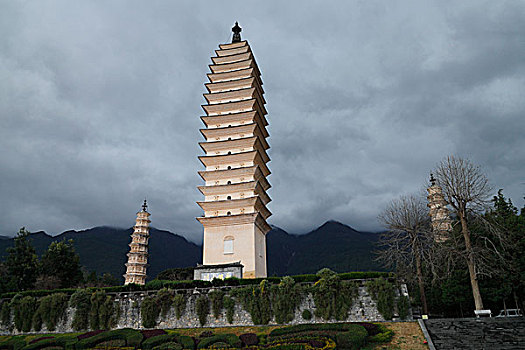 云南大理三塔崇圣寺