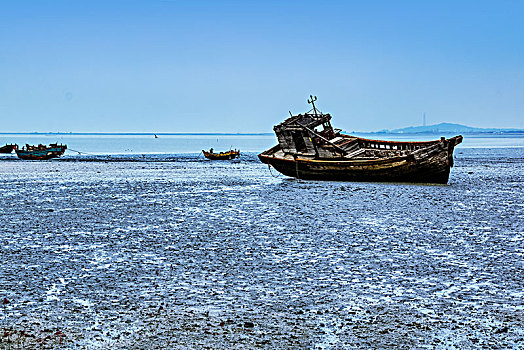 辽宁省盖州市渤海湾自然景观