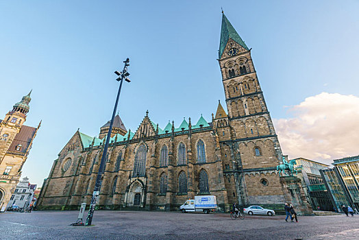 德国不莱梅市中心主座教堂