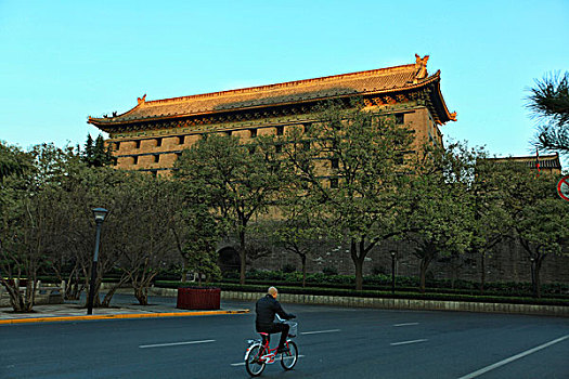 中国西安城墙安定门
