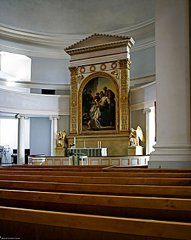 路德宗大教堂内,路德宗大教堂是赫尔辛基最重要的路标之一,也称为,新派大教堂,建于1852年