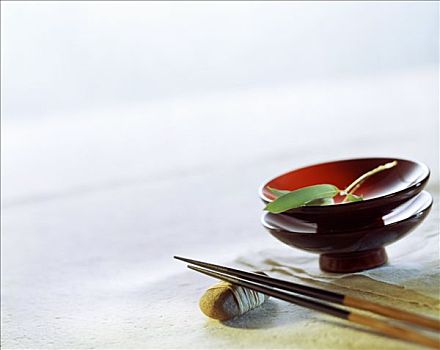 亚洲美食,碗,筷子