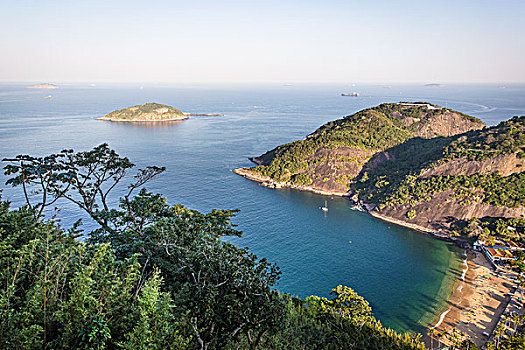 风景,海岸线,里约热内卢,巴西