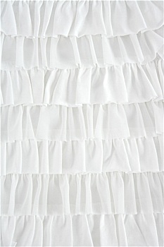 褶裙,布,时尚,白色,特写