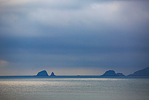 海岸线,天空,云