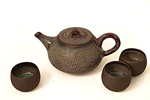 钧瓷茶壶