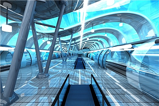 未来,地铁站