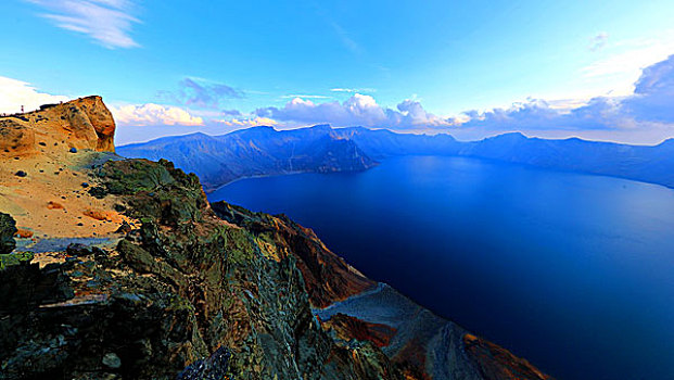 长白山天池全景