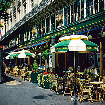 啤酒店,咖啡,人行道,平台,巴黎,法国