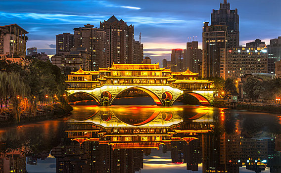 鸟瞰成都图片