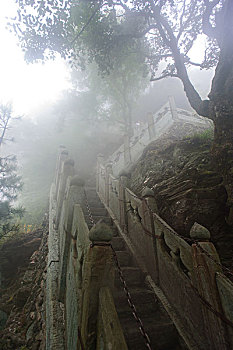 武当山顶台阶