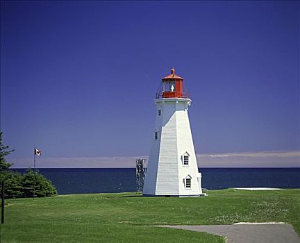 头部,灯塔,爱德华王子岛,加拿大