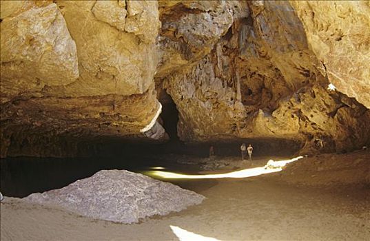 河流,洞穴,隧道,溪流,国家公园,西澳大利亚